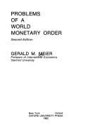 Problems of a Monetary Order
