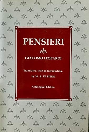 Pensieri: A Bilingual Edition (Gb768)