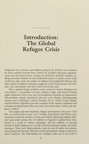Beyond Charity: International Cooperation and the Global Refugee Crisis A Twentieth Century Fund Book
