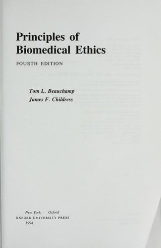 Principles of Biomedical Ethics