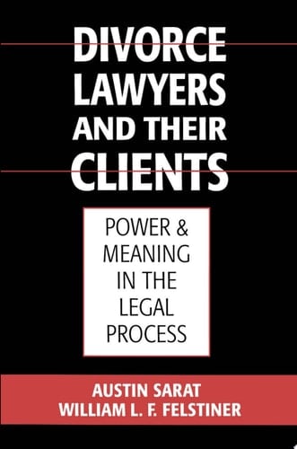 Divorce Lawyers and Their Clients: Power and Meaning in the Legal Process