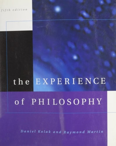The Experience of Philosophy