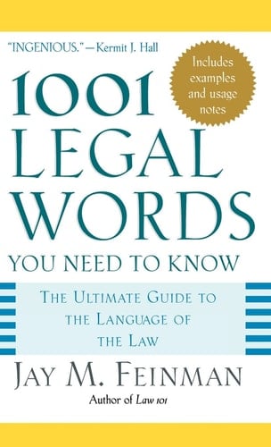 1001 Legal Words You Need to Know