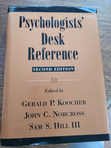 Psychologists' Desk Reference