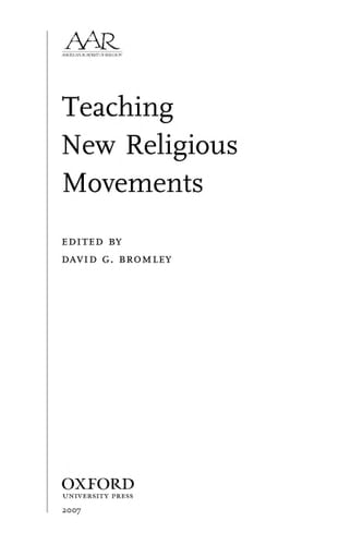 Teaching New Religious Movements