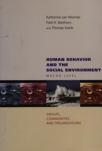 Human Behavior and the Social Environment: Macro Level: Groups, Communities, and Organizations