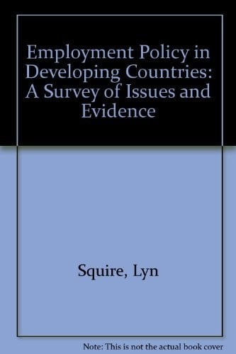 Employment Policy in Developing Countries