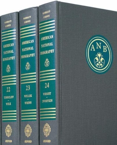 American National Biography (24 Volume Set)