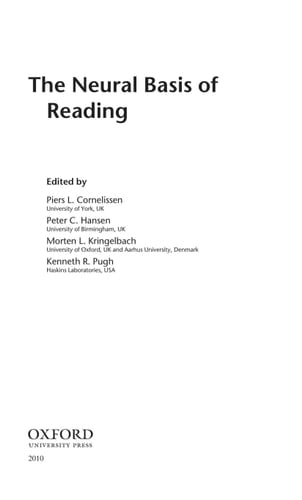 The Neural Basis of Reading