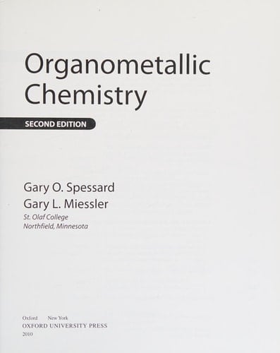 Organometallic Chemistry