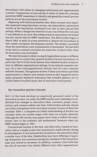 The Innovation Journey