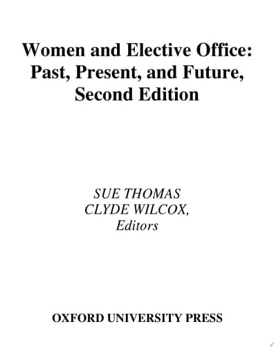 Women And Elective Office