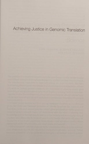 Achieving Justice in Genomic Translation: Re-Thinking the Pathway to Benefit
