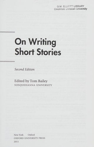 On Writing Short Stories