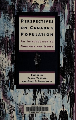 Perspectives on Canada's Population