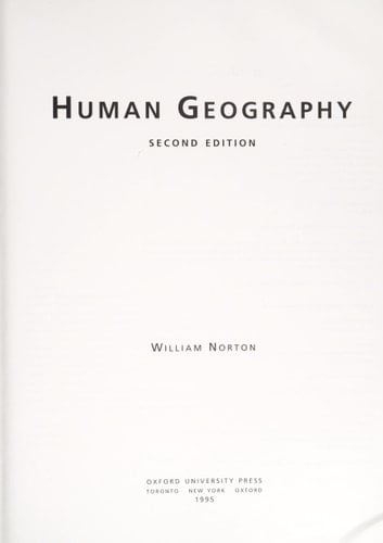 Human Geography