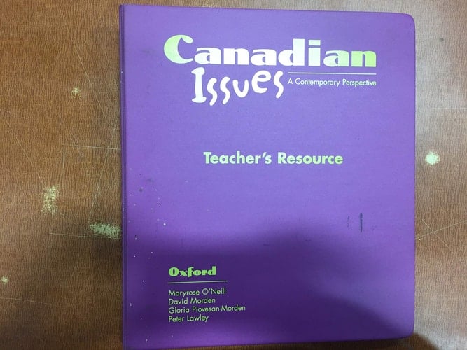 Canadian Issues: A Contemporary Perspective: Teacher's Resource