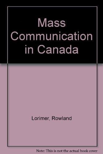 Mass Communication in Canada