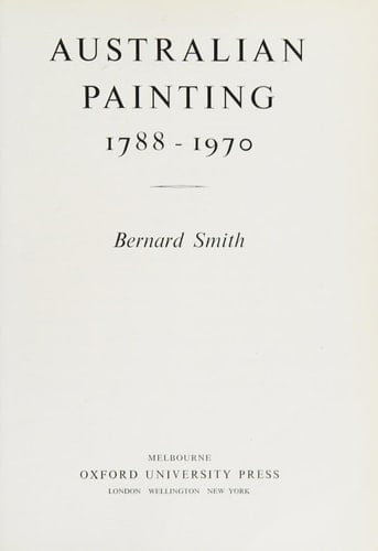Australian Painting, 1788-1970