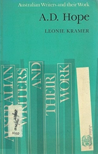 A. D. Hope (Australian writers and their work)
