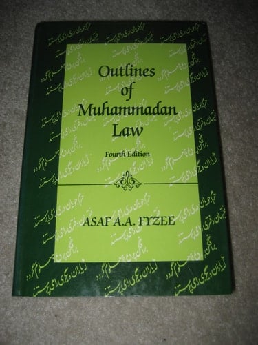 Outlines of Muhammadan Law