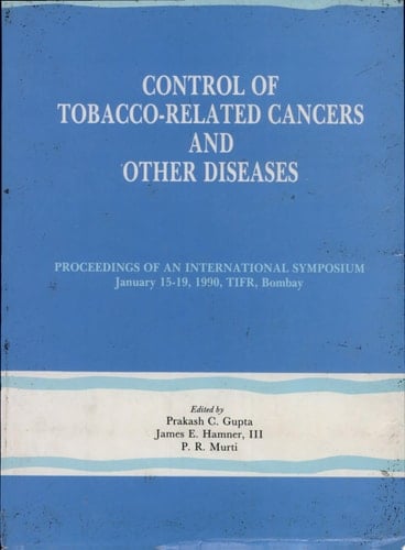 Control of Tobacco-related Cancers and Other Diseases