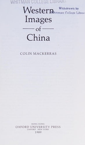 Western Images of China