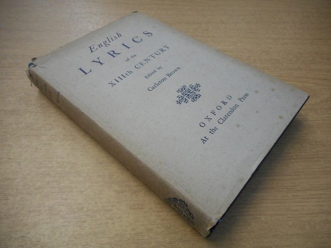 English Lyrics of the Thirteenth Century