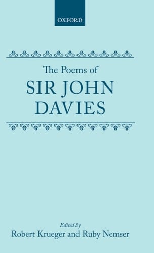 The Poems (Oxford English Texts)