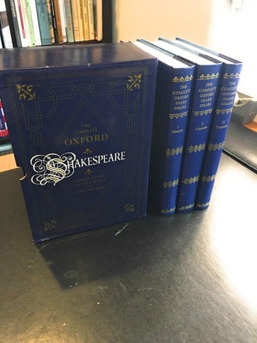 The Complete Oxford Shakespeare: Histories, Comedies, Tragedies 3-volume cased set