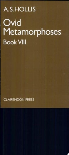 Metamorphoses. Book VIII: Book VIII
