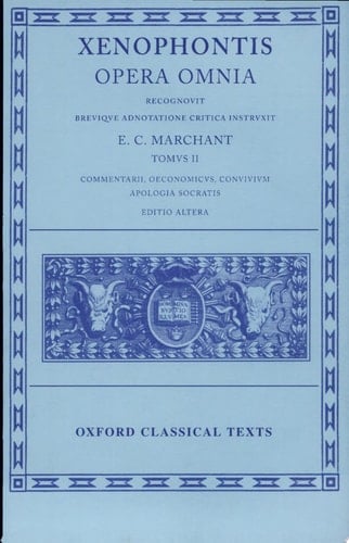 Xenophon II. Libri Socratici (Oxford Classical Texts)