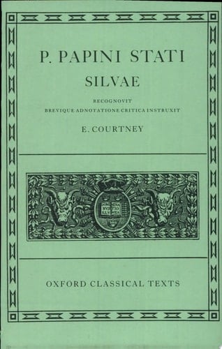 Statius Silvae (Oxford Classical Texts)