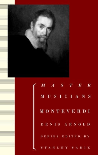 Monteverdi (Master Musicians Series)