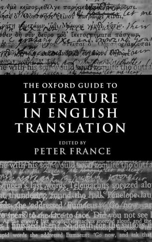 The Oxford Guide to Literature in English Translation