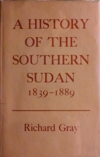 HISTORY OF THE SOUTHERN SUDAN 1839-89