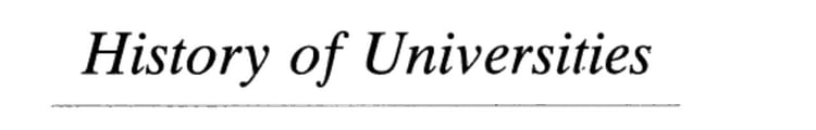 History of Universities: Volume VII: 1988 (History of Universities Series, VII)