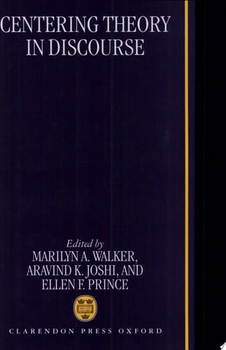 Centering Theory in Discourse