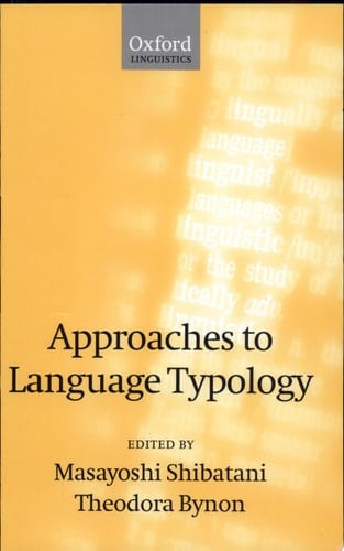 Approaches to Language Typology