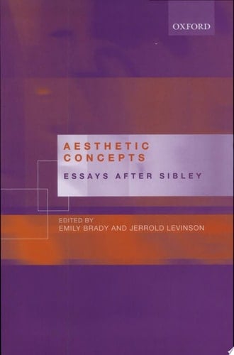 Aesthetic Concepts: Essays after Sibley