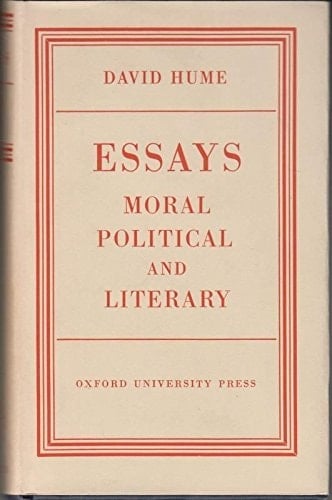 Essays Moral, Political, and Literary