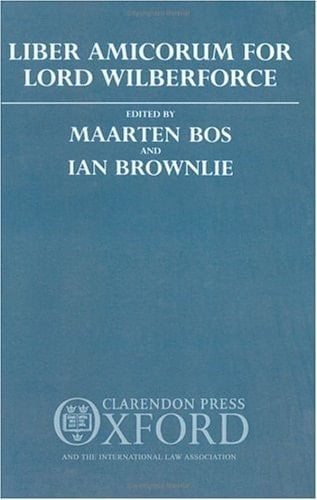 Liber Amicorum for Lord Wilberforce