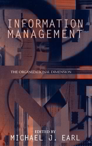 Information Management: The Organizational Dimension