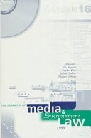 Yearbook of Media and Entertainment Law: Volume Two, 1996 (Yearbook of Copyright & Media Law)