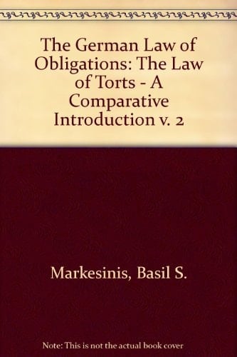 The German Law of Obligations