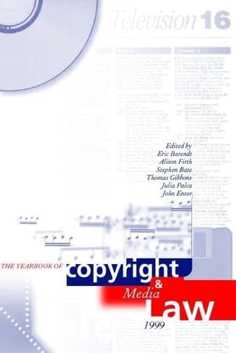 Yearbook of Copyright and Media Law: 1999 Volume IV (Yearbook of Copyright & Media Law)
