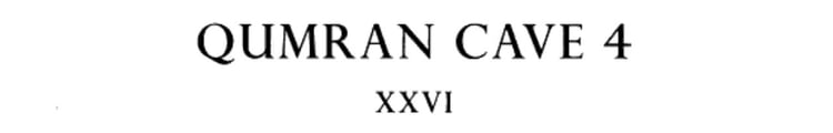 Discoveries in the Judaean Desert: Volume XXXVI: Qumran Cave 4: XXVI: Miscellaneous Texts from Qumran (Discoveries in the Judaean Desert)