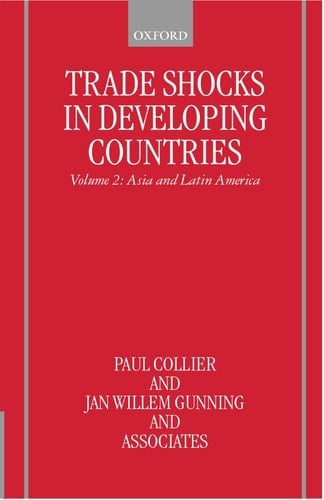 Trade Shocks in Developing Countries: Volume 2: Asia and Latin America