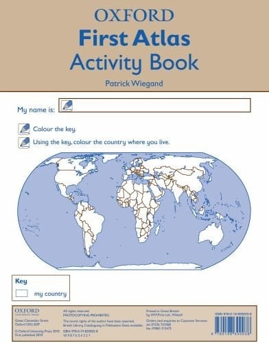 Oxford First Atlas Activity Book (Pack of 6)