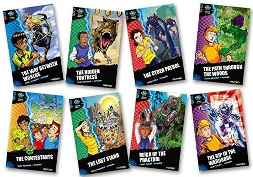 Project X Alien Adventures: Dark Blue Book Band, Oxford Levels 15-16: Dark Blue Book Band, Mixed Pack of 8 (Project X Alien Adventures)